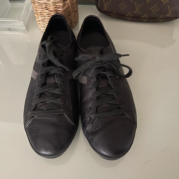 Burberry low top vintage check leather sneakers - Picture 5 of 5